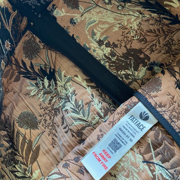 BNWT floral jaquard mini skirt size 6 - Picture 7 of 8